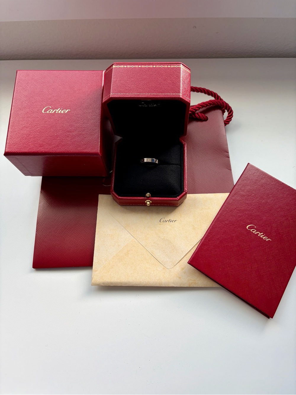 Cartier LOVE Ring with box, certificate and shopping bag!